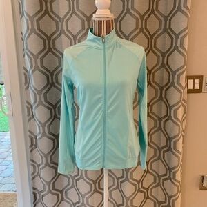 Adidas Long Sleeve Zip-Up Top